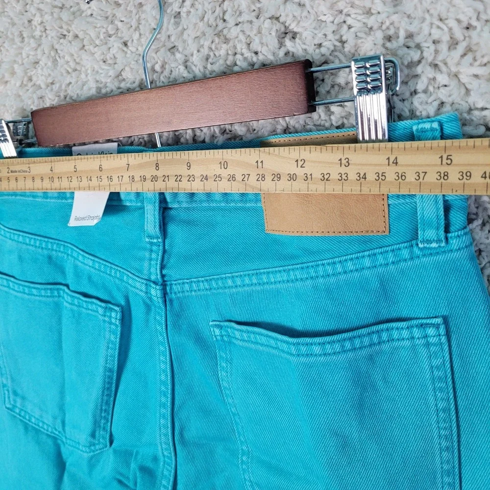 Calvin Klein Jeans Men's 30 x 29* Green Aqua Relaxed Fit 100% Cotton Denim‎ NEW